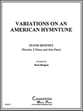 VARIATIONS ON AN AMERICAN HYMN TUNE FLUTE CHOIR P.O.D. cover